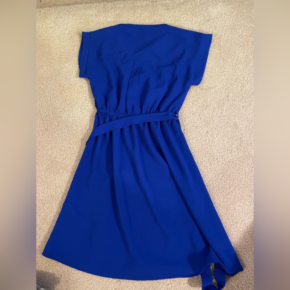 Monteau blue V neck dress| Size:Small | - Picture 2 of 3